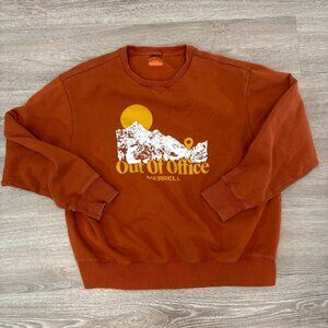 Merrell Men’s  “out of the office” Orange Outdoor Hiking Sweatshirt XL